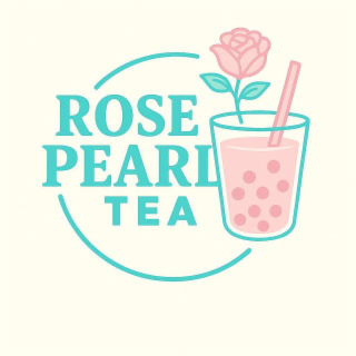 ROSE PEARL TEA logo