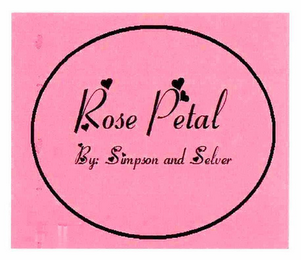 ROSE PETAL BY SIMPSON AND SELVER logo