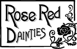 ROSE RED DAINTIES logo