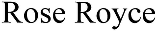 ROSE ROYCE logo
