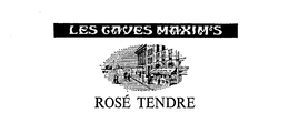 ROSE TENDRE LES CAVES MAXIM'S logo