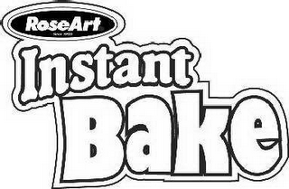 ROSEART SINCE 1923 INSTANT BAKE logo