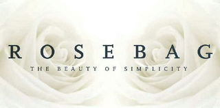 ROSEBAG THE BEAUTY OF SIMPLICITY logo