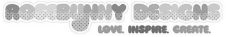 ROSEBUNNY DESIGNS LOVE. INSPIRE. CREATE. logo