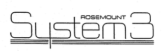 ROSEMOUNT SYSTEM 3 logo
