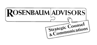 ROSENBAUM ADVISORS STRATEGIC COUNSEL & COMMUNICATIONS logo