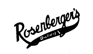 ROSENBERGER'S DAIRIES logo