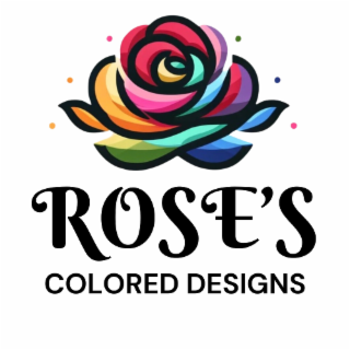 ROSE'S COLORED DESIGNS logo