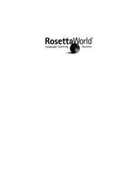 ROSETTA WORLD LANGUAGE LEARNING SUCCESS logo