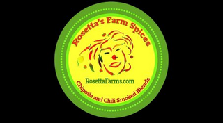 ROSETTA'S FARM SPICES CHIPOTLE AND CHILI SMOKED BLENDS ROSETTAFARM.COM logo