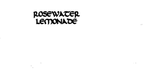 ROSEWATER LEMONADE logo