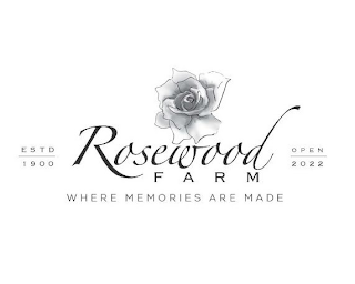 ROSEWOOD FARM WHERE MEMORIES ARE MADE ESTD 1900 OPEN 2022 logo