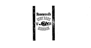 ROSEWOOD'S VERY RARE VR BOURBON logo