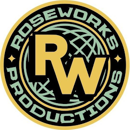 ROSEWORKS PRODUCTIONS RW logo
