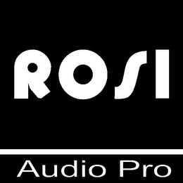 ROSI AUDIO PRO logo