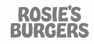 ROSIE'S BURGERS logo