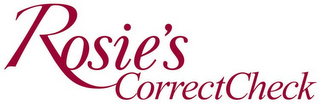 ROSIE'S CORRECTCHECK logo
