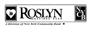 ROSLYN SAVINGS BANK A DIVISION OF NEW YORK COMMUNITY BANK NYCB logo