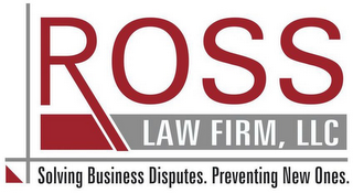 ROSS LAW FIRM, LLC SOLVING BUSINESS DISPUTES. PREVENTING NEW ONES. logo