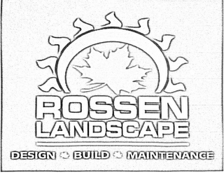 ROSSEN LANDSCAPE DESIGN BUILD MAINTENANCE logo