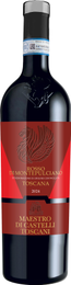 ROSSO DI MONTEPULCIANO DENOMINAZIONE DI ORIGINE CONTROLLATA TOSCANA 2024 MAESTRO DI CASTELLI TOSCANI logo