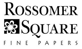 ROSSOMER SQUARE FINE PAPERS logo