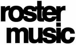ROSTER MUSIC logo