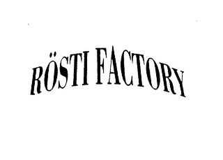 ROSTI FACTORY logo