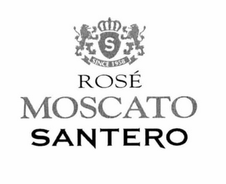 ROSÉ MOSCATO SANTERO S SINCE 1958 logo
