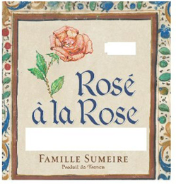 ROSÉ À LA ROSE FAMILLE SUMEIRE PRODUIT DE FRANCE logo