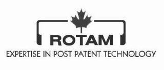 ROTAM EXPERTISE IN POST PATENT TECHNOLOGY logo