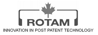 ROTAM INNOVATION IN POST PATENT TECHNOLOGY logo