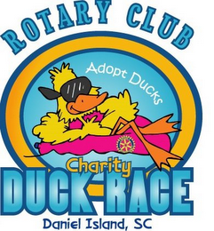 ROTARY CLUB CHARITY DUCK RACE DANIEL ISLAND, SC logo
