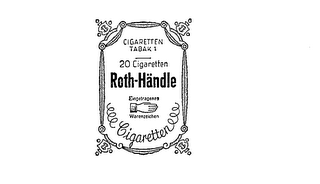 ROTH-HANDLE CIGARETTEN TABAK 1 20 CIGARETTEN CIGARETTEN logo
