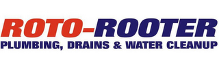 ROTO-ROOTER PLUMBING, DRAINS & WATER CLEANUP logo