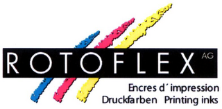 ROTOFLEX AG ENCRES D'IMPRESSION DRUCKFARBEN PRINTING INKS logo
