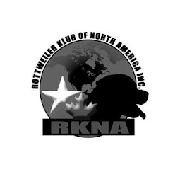 ROTTWEILER KLUB OF NORTH AMERICA INC. RKNA logo