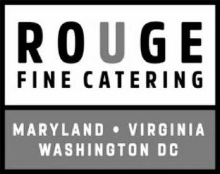 ROUGE FINE CATERING MARYLAND VIRGINIA WASHINGTON DC logo