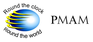 ROUND THE CLOCK ROUND THE WORLD PMAM logo