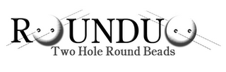 ROUNDUO TWO HOLE ROUND BEADS logo