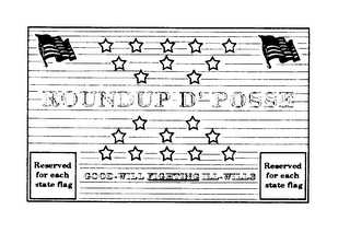 ROUNDUP D' POSSE GOOD-WILL FIGHTING ILL-WILLS logo