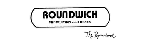ROUNDWICH SANDWICHES AND JUICES THE ROUNDMEAL logo