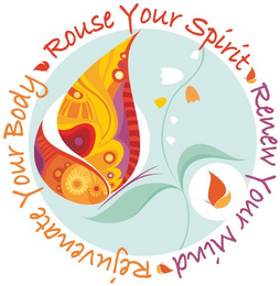 ROUSE YOUR SPIRIT RENEW YOUR MIND REJUVENATE YOUR BODY logo