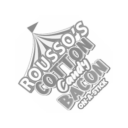 ROUSSO'S COTTON CANDY BACON ON-A-STICK logo