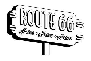 ROUTE 66 FRIES FRIES FRIES logo