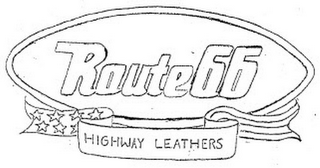 ROUTE 66 HIGHWAY LEATHERS logo