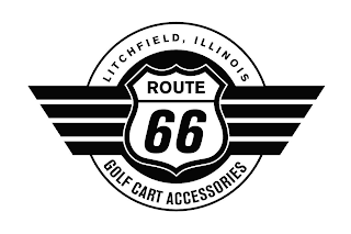 ROUTE 66 LITCHFIELD, ILLINOIS GOLF CART ACCESSORIES logo