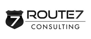 ROUTE7 CONSULTING 7 logo