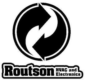 ROUTSON HVAC AND ELECTRONICS logo