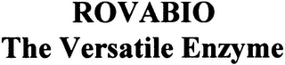 ROVABIO THE VERSATILE ENZYME logo